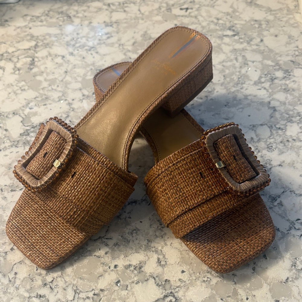 New Sam Edelman woven slide sandal size 8